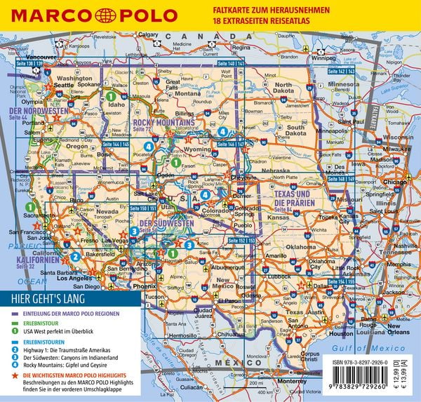 Produktbild: MARCO POLO Reisef&uuml;hrer USA West