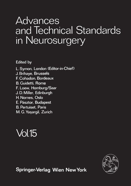 Produktbild: Advances and Technical Standards in Neurosurgery