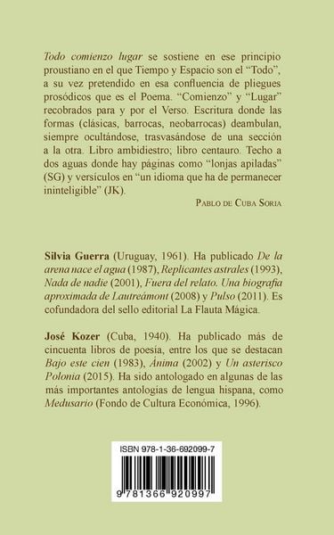 Produktbild: Todo comienzo lugar