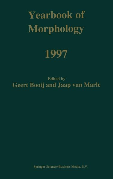 Produktbild: Yearbook of Morphology 1997