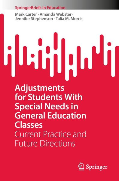 Produktbild: Adjustments for Students With Special Needs in General Education Classes