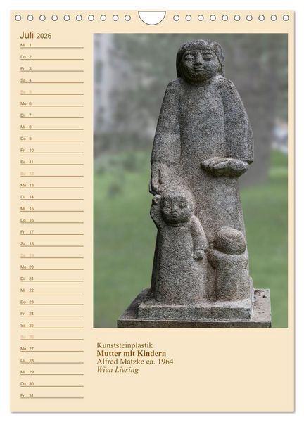 Produktbild: M&uuml;tter mit Kindern in der Kunst (Wandkalender 2026 DIN A4 hoch), CALVENDO Monatskalender