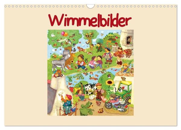 Produktbild: Wimmelbilder (Wandkalender 2026 DIN A3 quer), CALVENDO Monatskalender