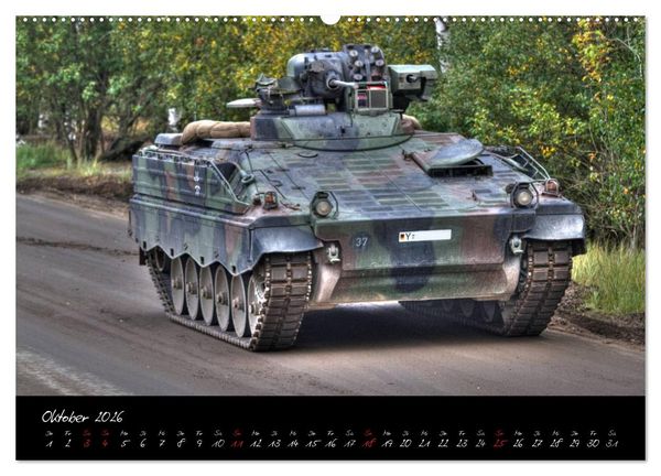 Produktbild: Sch&uuml;tzenpanzer Marder (Wandkalender 2026 DIN A2 quer), CALVENDO Monatskalender