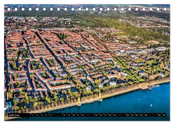 Produktbild: Hannover - Luftige Einblicke (Tischkalender 2026 DIN A5 quer), CALVENDO Monatskalender
