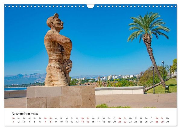 Produktbild: T&uuml;rkei, Antalya: Urlaubsparadies am Mittelmeer (Wandkalender 2026 DIN A3 quer), CALVENDO Monatskalender