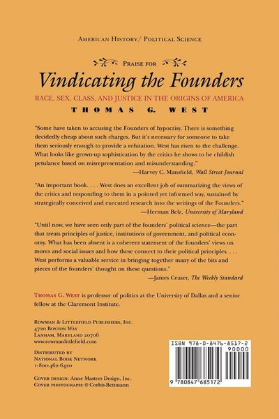 Produktbild: Vindicating the Founders