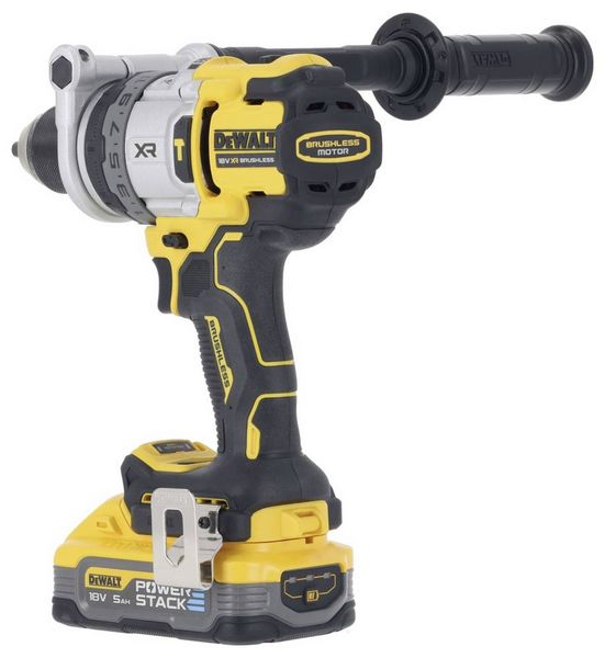 Produktbild: DEWALT DCD1007H2T-QW 3-Gang-Akku-Schlagbohrschrauber inkl. 2. Akku, inkl. Ladeger&auml;t