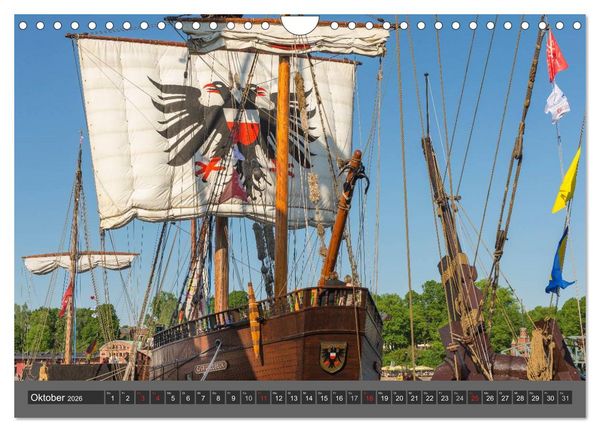 Produktbild: Die Hansestadt L&uuml;beck (Wandkalender 2026 DIN A4 quer), CALVENDO Monatskalender