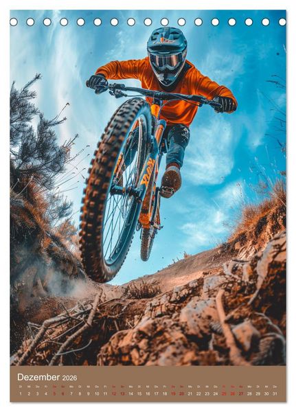 Produktbild: Freeride Adrenalin (Tischkalender 2026 DIN A5 hoch), CALVENDO Monatskalender