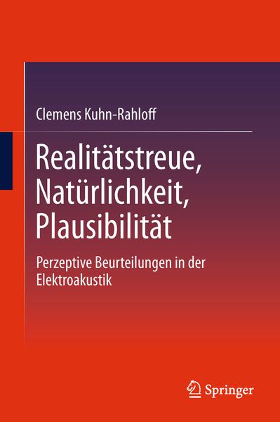 Produktbild: Realit&auml;tstreue, Nat&uuml;rlichkeit, Plausibilit&auml;t
