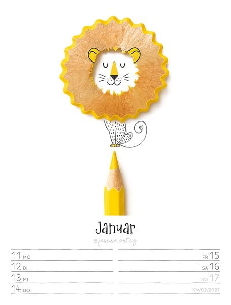 Produktbild: Little Dreams Wochenplaner Kalender 2027