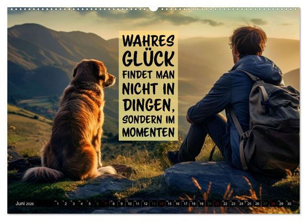 Produktbild: Quellen des Gl&uuml;cks (Wandkalender 2026 DIN A2 quer), CALVENDO Monatskalender