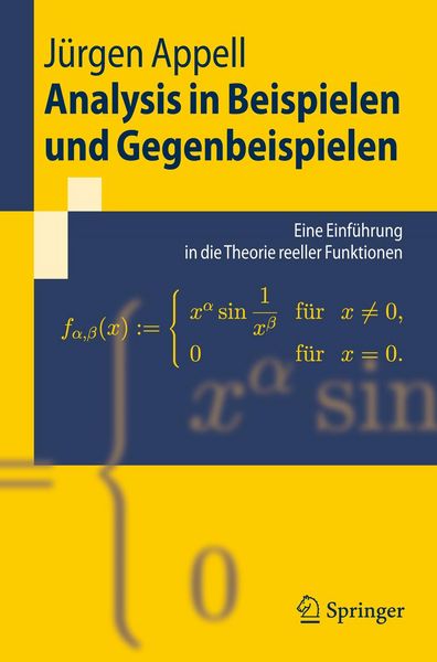 Produktbild: Analysis in Beispielen und Gegenbeispielen
