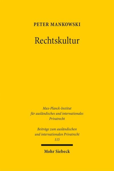 Produktbild: Rechtskultur