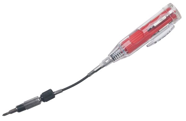 Produktbild: PEBARO MBS12 - Mini-Bit Schraubendreher, 7-teilig, Mini-Bit-Flexi-Dreher (alle Bits im Schaft verstaut)