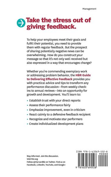 Produktbild: HBR Guide to Delivering Effective Feedback (HBR Guide Series)