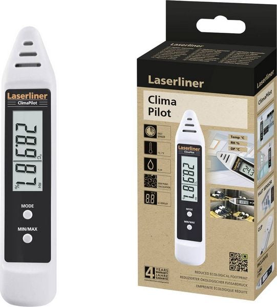 Produktbild: Laserliner ClimaPilot Luftfeuchtigkeits- und Temperaturdatenlogger