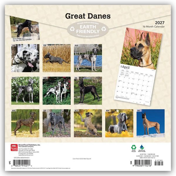 Produktbild: Great Danes &ndash; Deutsche Dogge 2027 &ndash; 16-Monatskalender