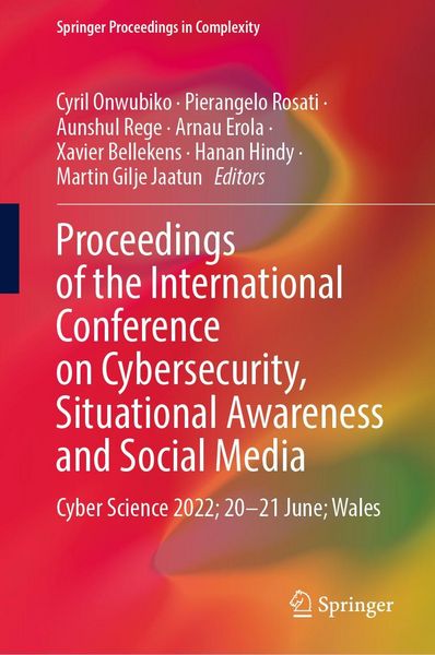 Produktbild: Proceedings of the International Conference on Cybersecurity, Situational Awareness and Social Media