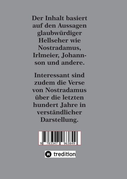 Produktbild: Die Schrecken der Endzeit
