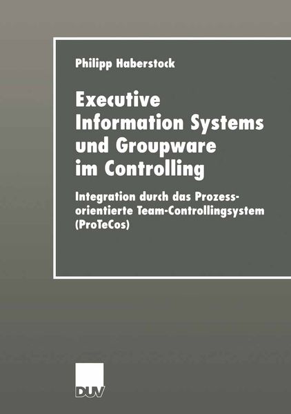 Produktbild: Executive Information Systems und Groupware im Controlling
