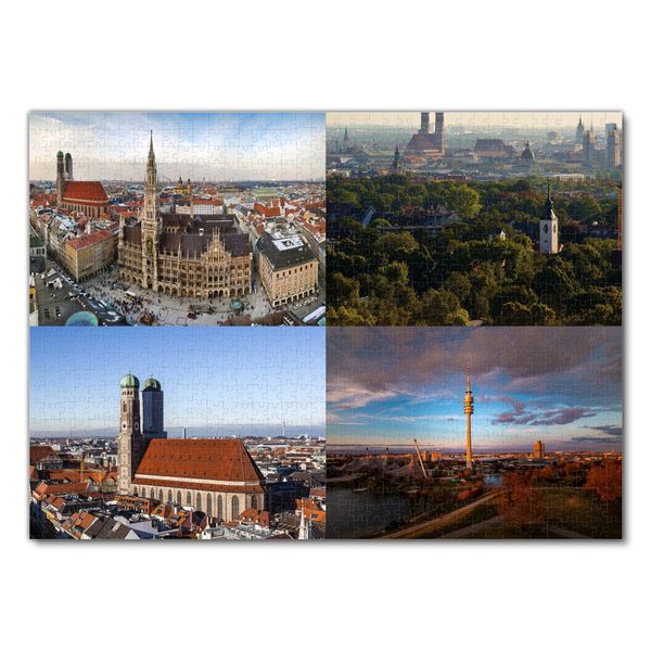 Produktbild: Lais Puzzle Collage M&uuml;nchen 1000 Teile