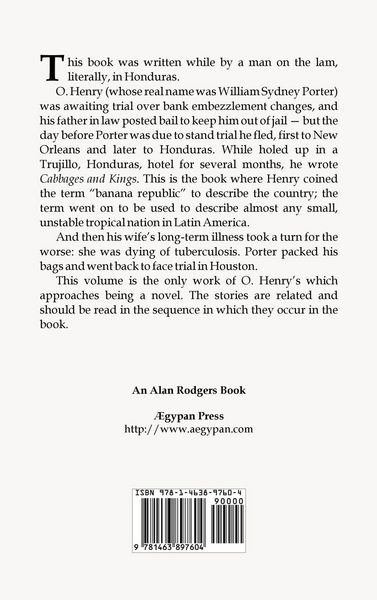 Produktbild: Cabbages and Kings by O. Henry, Fiction, Literary, Classics, Short Stories