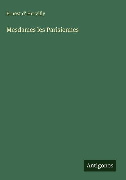 Produktbild: Mesdames les Parisiennes