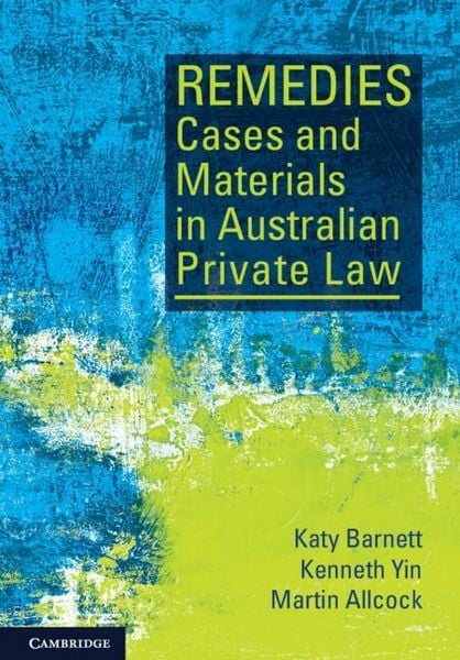 Produktbild: Remedies Cases and Materials in Australian Private Law