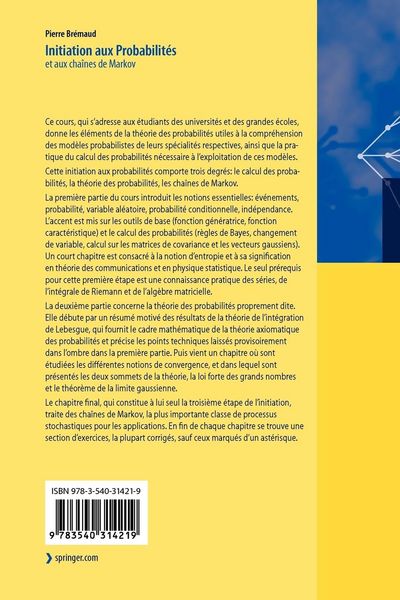 Produktbild: Initiation aux Probabilit&eacute;s