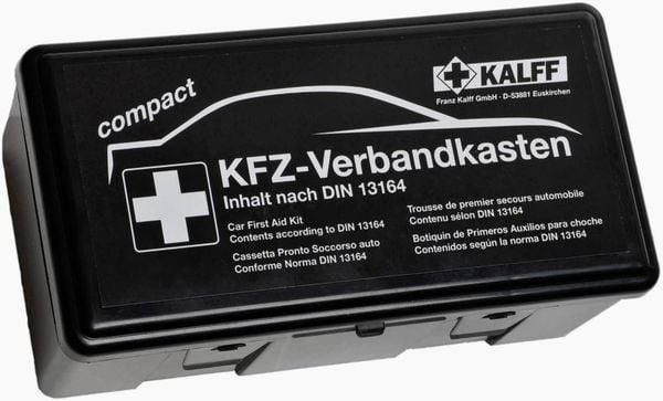 23503 Verbandkasten Lkw, Motorrad, Pkw, Quad, SUV, Wohnmobile (L x B x H) 90 x 218 x 110 mm DIN 13164 02-2022 1 St.