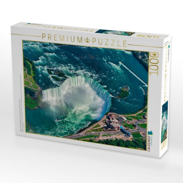 Produktbild: CALVENDO Puzzle Niagara F&auml;lle (Fallh&ouml;he 57 m, Kantenl&auml;nge 670 m), Ontario | 1000 Teile Lege-Gr&ouml;&szlig;e 64x48cm Foto-Puzzle f&uuml;r gl&uuml;ckliche Stunden