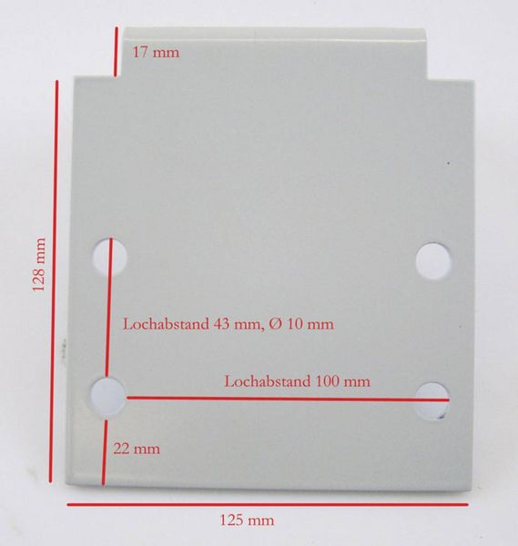 Produktbild: Berger & Schr&ouml;ter Halteplatte 30727 30727 (B x H x T) 9.6 x 10.8 x 12.5cm