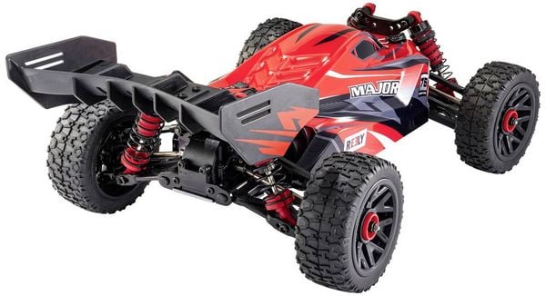 Produktbild: Reely Major Rot Brushed 1:14 RC Modellauto Elektro Buggy Allradantrieb (4WD) RtR 2,4 GHz Inkl. Akku und Ladeger&auml;t