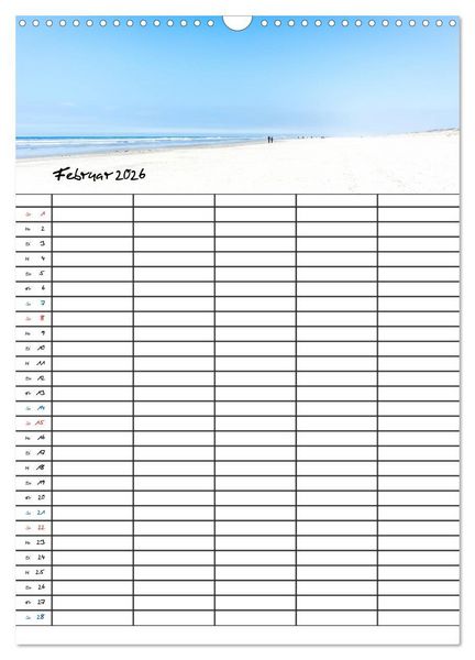 Produktbild: JUIST - DIE NORDSEEINSEL (Wandkalender 2026 DIN A3 hoch), CALVENDO Monatskalender