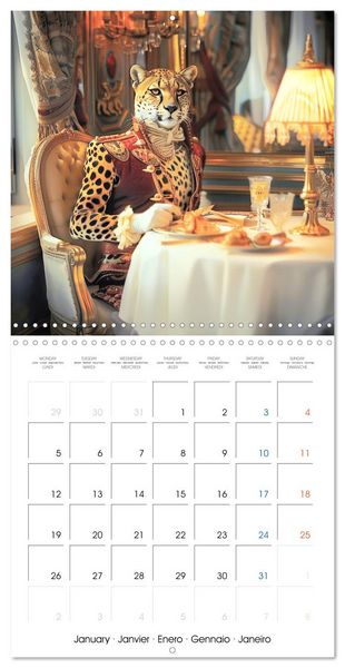 Produktbild: Animal La Belle Epoque (Wall Calendar 2026 12 &times; 12 Inch) CALVENDO 12 Month Wall Calendar