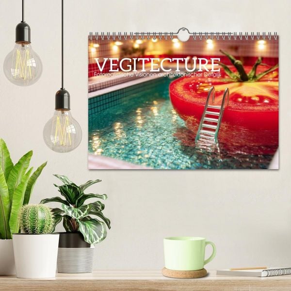 Produktbild: Vegitecture. Fotorealistische Visionen architektonischer Details (Wandkalender 2027 DIN A4 quer), CALVENDO Monatskalender