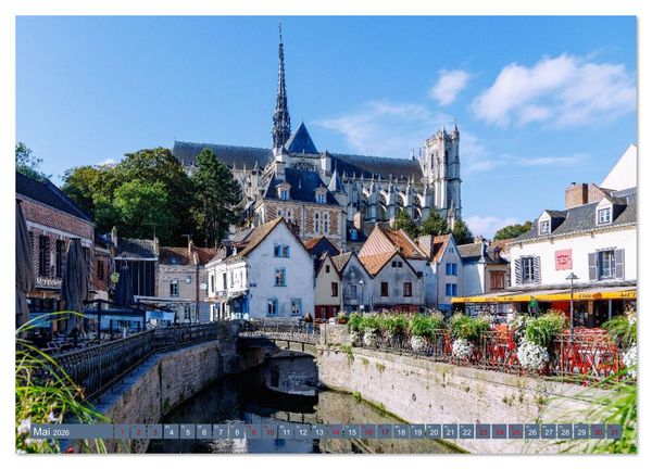 Produktbild: Amiens. Die leise Sch&ouml;nheit Nordfrankreichs (Wandkalender 2026 DIN A3 quer), CALVENDO Monatskalender