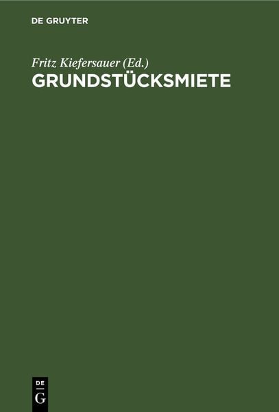 Produktbild: Grundst&uuml;cksmiete