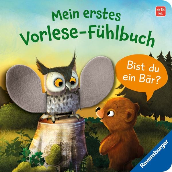 Mein erstes Vorlese-Fühlbuch - Bist du ein Bär?, Gebundene Ausgabe von Kathrin Lena Orso, Ravensburger Verlag GmbH, 978-3-473-41925-8