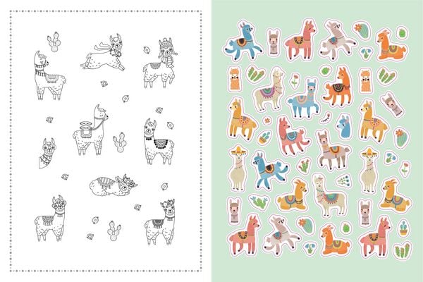 Produktbild: Stickerbuch Lustige Tiere I Über 1000 Sticker