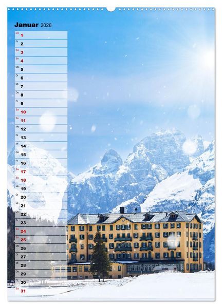 Produktbild: S&uuml;d-Tirol Terminplaner (Wandkalender 2026 DIN A2 hoch), CALVENDO Monatskalender