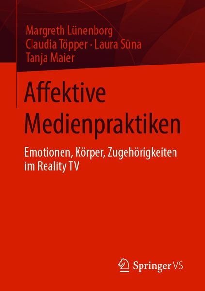 Produktbild: Affektive Medienpraktiken