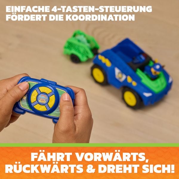 Produktbild: PAW Patrol: Der Dino Film, Chase' ferngesteuertes Dino Rettungs-Fahrzeug, RC Cruiser