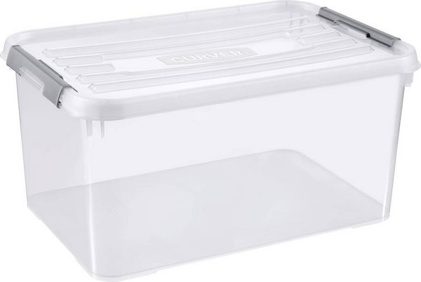 Produktbild: Curver 243819 Kunststoffbox HANDY+ geschlossen, stapelbar (B x H x T) 400 x 290 x 600 mm Transparent 1 St.
