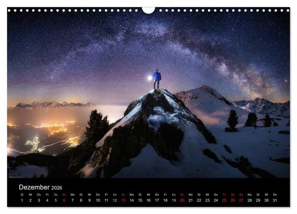 Produktbild: Sternensucher - Landschaft unter Sternen (Wandkalender 2026 DIN A3 quer), CALVENDO Monatskalender