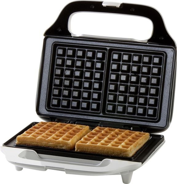 Produktbild: DOMO DO9133W Waffeleisen mit Standfu&szlig; Wei&szlig;