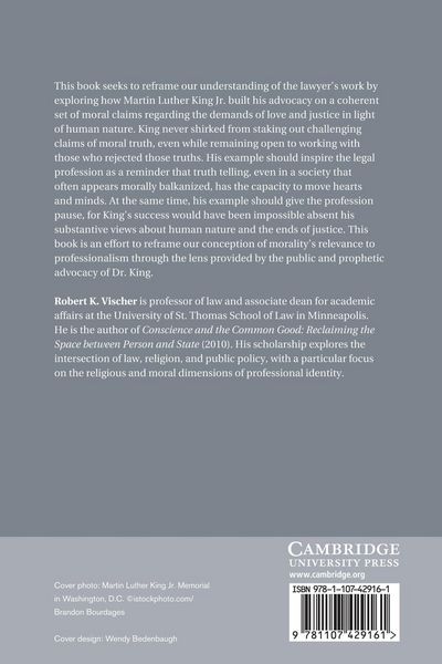 Produktbild: Martin Luther King Jr. and the Morality of Legal Practice