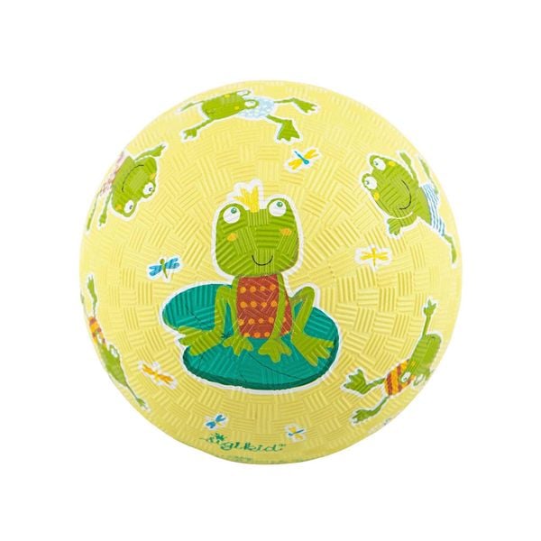 sigikid 43087 - Frosch Kautschukball, Kinderbunt, Mini-Ball, 12 cm